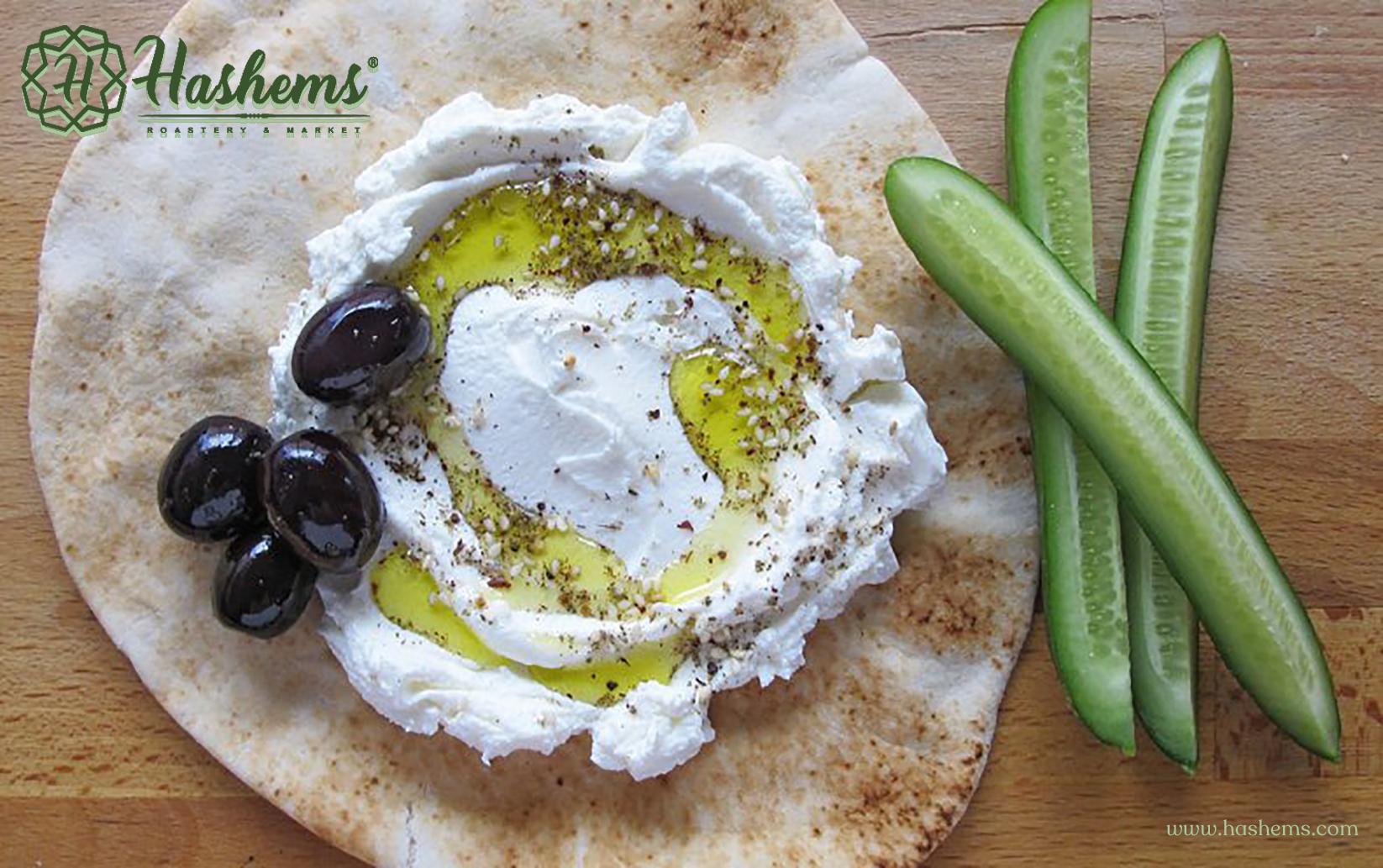 Labneh in Olive Oil Green Cedar Handmade